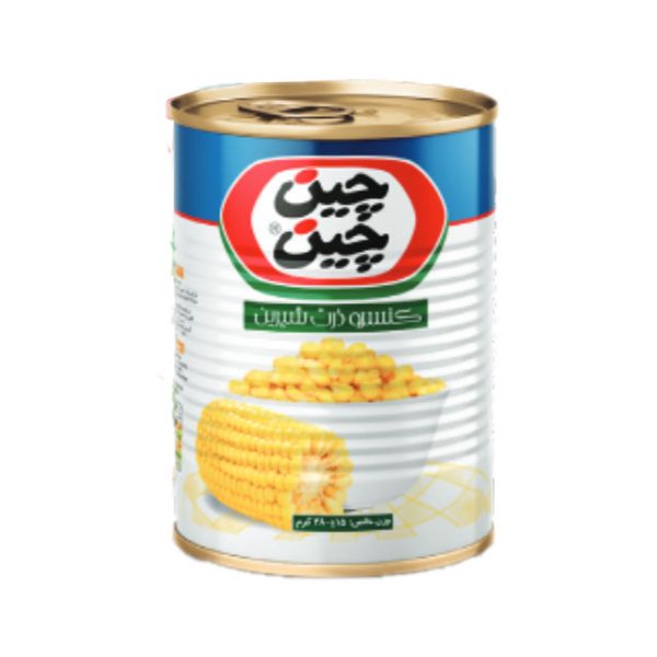کنسرو ذرت شیرین آسان بازشو چين‌چين 380 گرمي